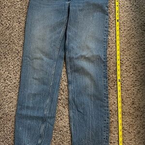 Abercrombie & Fitch Light Blue High Rise Mom Jeans